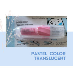 Inhaler for COLD Pastel Pocket Mint Fresh Relieve Nasal congestion 6 pcs
