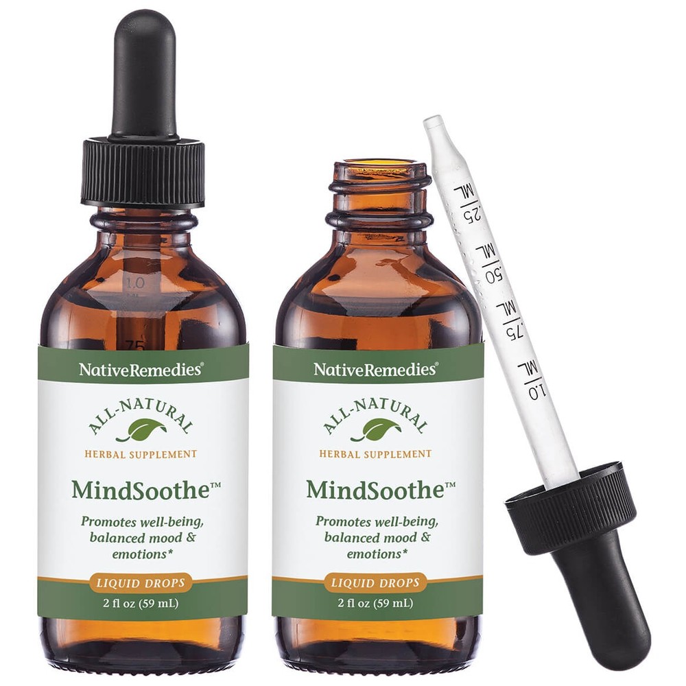 Native Remedies MindSoothe Liquid- Supports Balanced Mood, Emotional Health and