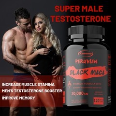 Peruvian Black Maca 30000mg – Increase Strength,Endurance & Athletic Performance