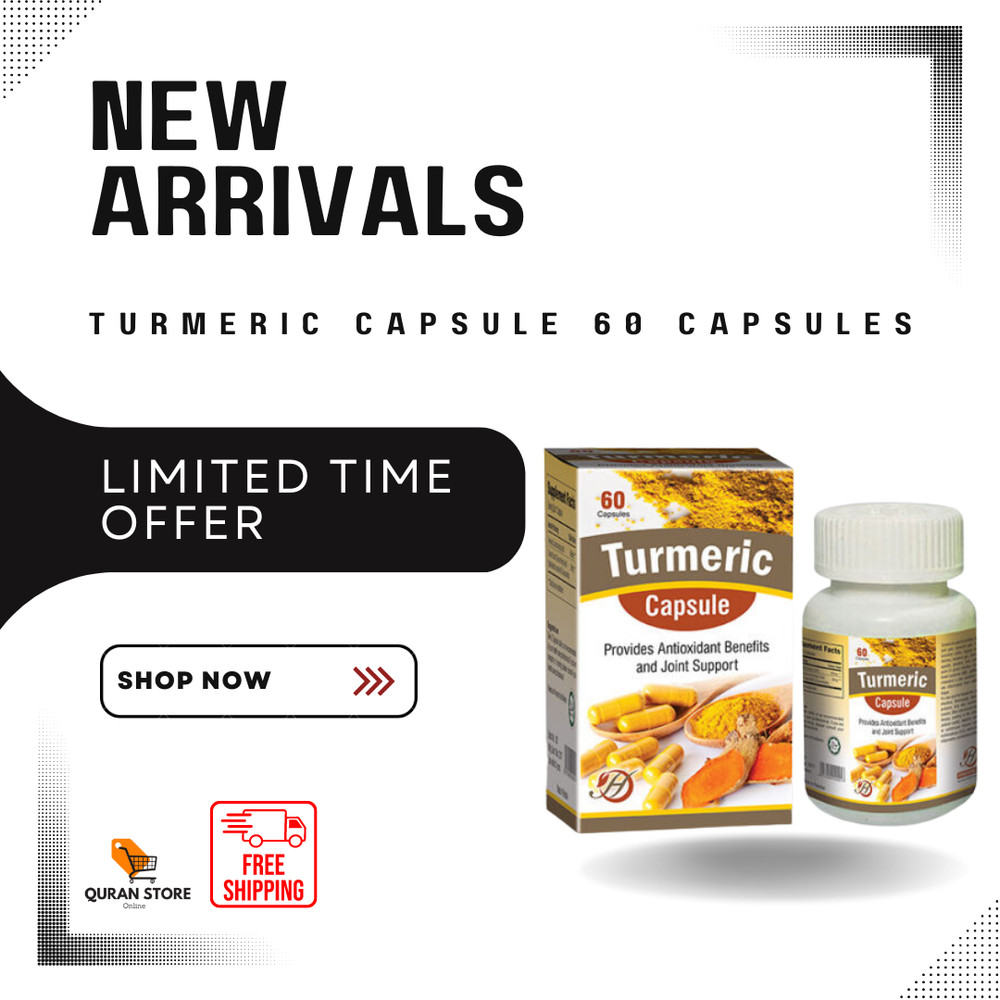 Organic Turmeric Capsules for Natural Healing – 60 Capsules Dietary Supplement