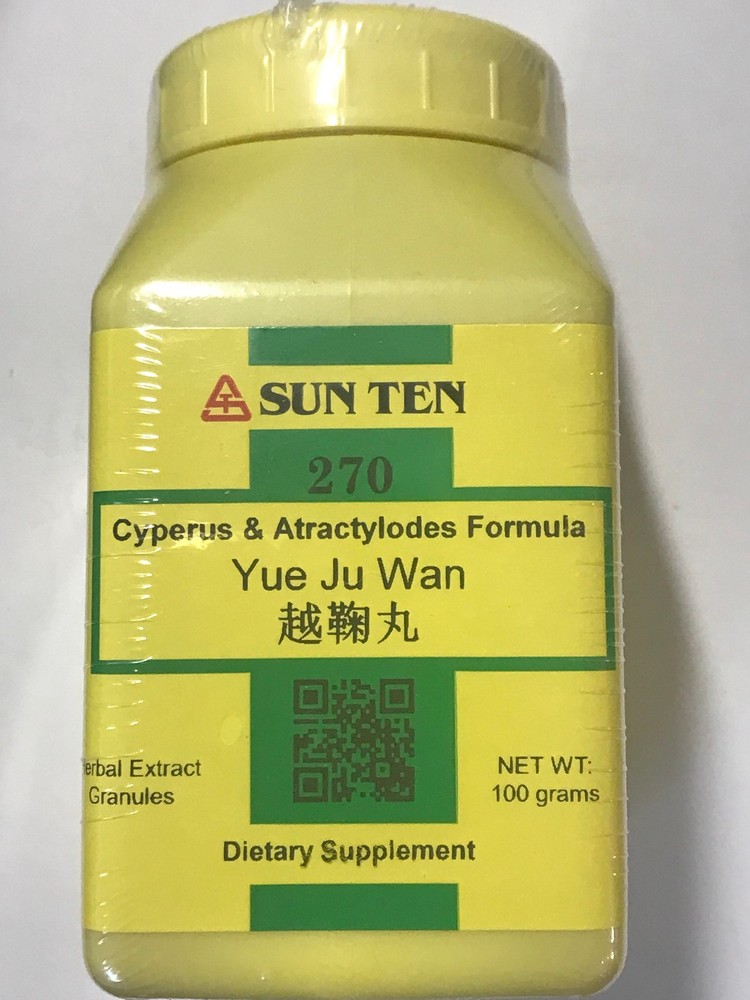 Sun Ten – Cyperus & Atractylodes Formula Granules / Yue Ju Wan / 越鞠丸