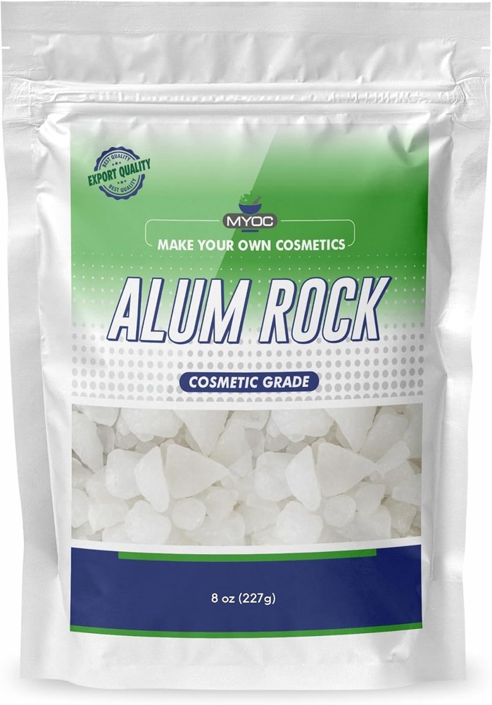 Alum Rock 8oz & 16oz Pure Potassium Alum Crystals for Deodorant & Skincare DIY.