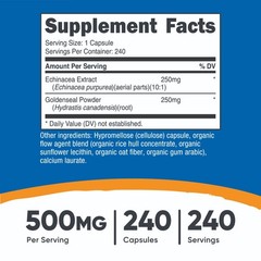 Nutricost Echinacea & Goldenseal Root 500mg