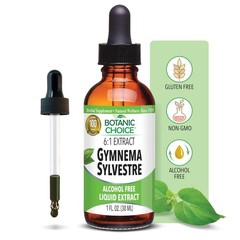 Gymnema Sylvestre Liquid Extract – Alcohol & Gluten Free, Non-GMO, 1 Fl Oz Dropp