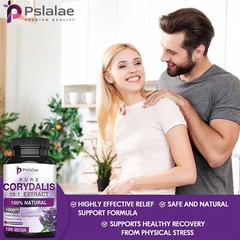 Corydalis Extract Capsules 1000mg – Strong Pain Relief Formula, Veggie, Non-GMO