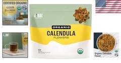 16oz Organic Calendula Flower – Nutrient-Rich Dried Petals for Health & Wellness
