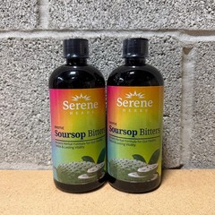 Serene Herb Exotic Soursop Bitters Liquid Gut Health Detox (2 PACK)