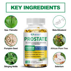 Prostasan Prostate Support Capsules 120ct Shrink Prostate & Relieve Prostatitis