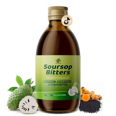 Soursop Bitters Liquid Soursop Tea for Immune Digestive & Gut Health 8 fl oz