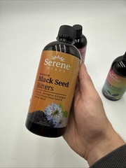 Serene Herbs Soursop Bitters Liquid &Amp Black Seed Bundle 16oz 3pck EXP 04/28