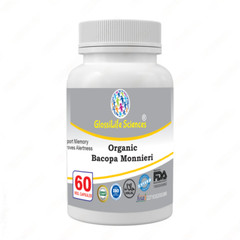 Bacopa Monnieri Extract Capsules Brahmi 50% Bacosides for memory,