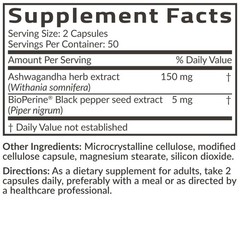 Ashwagandha Extra Strength Stress & Mood Support 100 Capsules