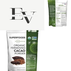 Organic Fermented Cacao Powder – Superfood, Rich in Antioxidants, 8.5 oz