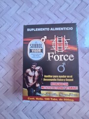 Sukrol Vigor H Force 100 Tabletas Multivitaminico 100% Natural Fisico y Sexual