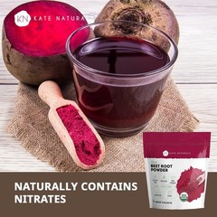 Organic Beet Root Powder for Smoothies, Baking & Juice, 8oz | Non-GMO, Raw Be…