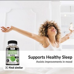 100% Pure Moringa 60ct Oleifera Leaf Superfood Antioxidant Greens Supplement