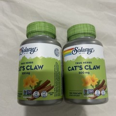 X2 Solaray Cat’s Claw Bark 500mg | 100ct Each Exp/09/2028