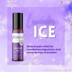 NEW SEALED Lavender Ice Essential Oil Blend for Headaches & Minor Pain (Adults)