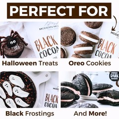 Black Cocoa Powder (1 lb) Bake the Darkest Chocolate 1 Pound (Pack of 1)