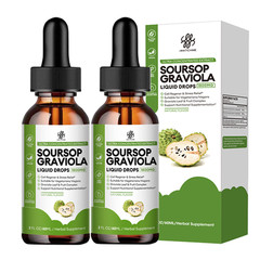 2x Pure Graviola Soursop Extract Liquid Drop Support Regeneration, Immune Boost