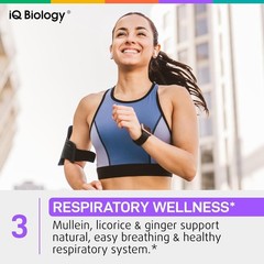 IQ BIOLOGY Mullein Drops for Lungs – USDA Organic Mullein Supplement with Arjuna
