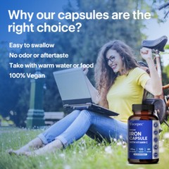 Iron Builder Blood Supplement, Absorbs Easily Raise Hemoglobin Levels
