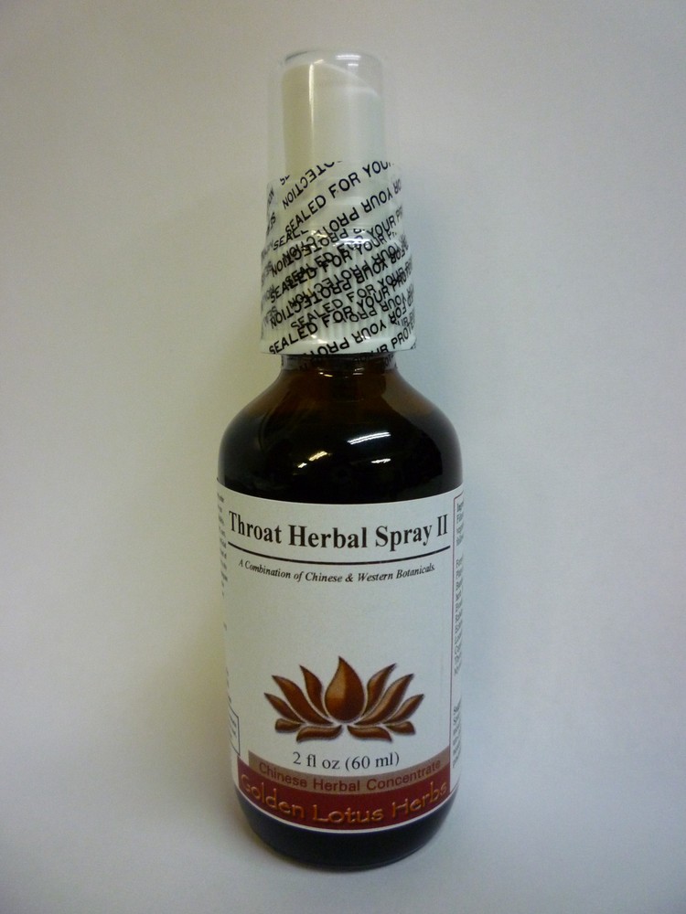 Throat Spray #2 Herbal Liquid Extract by Golden Lotus Herbs