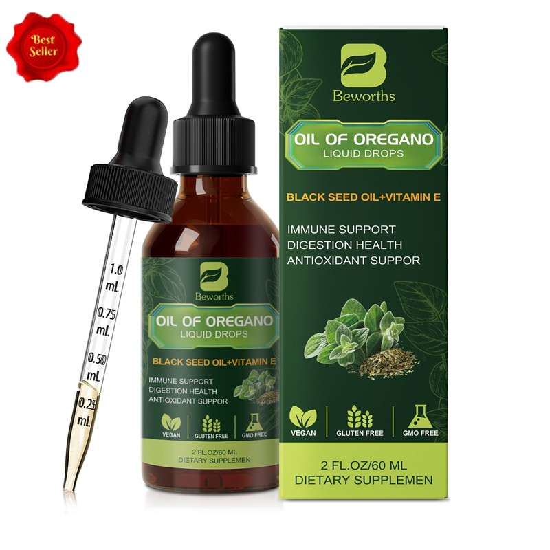 Oil of Oregano – Pure Wild Mediterranean Minimum 84% Carvacrol – Steam Distilled