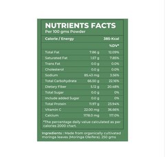 Small-Batch Harvest Moringa Powder – Raw, Vegan, Gluten-Free