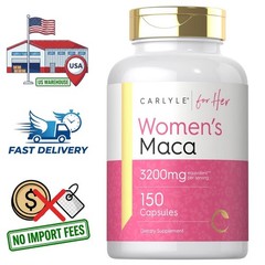 Maca Root Red Yellow Black 3200mg Extract | 150 Capsules | Lepidium meyenii