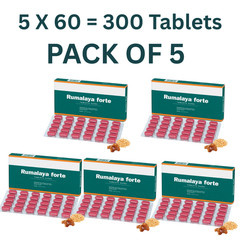 Pack of 5 Himalaya Rumalaya Forte60Tab Long Expiry Good Health Ayurvedic Herbal