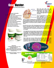 Gout Buster Supplement- Faster Relief and Flush Buildup (Capsule 60ct)