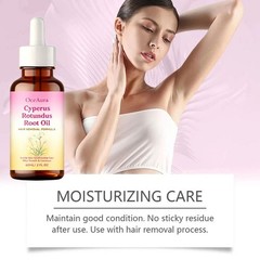 2x Cyperus Rotundus Oil Natural Hair Removal Reduces Body Hair Growth Body Care