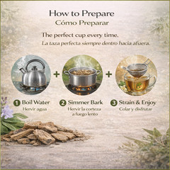 Cuachalalate Herbal Tea 4 oz-113g. Mexican Cuachalala, Cuachalalate Herbal Tea W