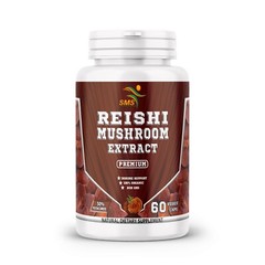 REISHI MUSHROOM STRONGEST ORGANIC CAPSULES LINGZHI LUCIDUM EXTRACT PILLS SPORES