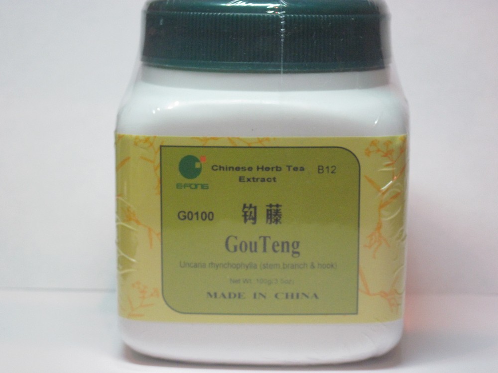 Gou Teng – Uncaria Rhynchophylla stem, concentrated granule, 100 gram, by E-Fong