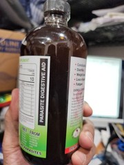 Parasite Formula Detox Cleanse 100% N Organic (3 Bottles) 16 oz Glass bottle
