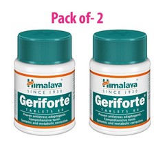 2 Pc Himalaya GERIFORTE ( 60 x 2 Tablets )Antistress with antioxidants Free Ship