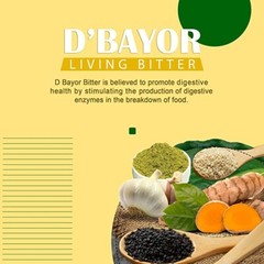 D’Bayor & Loss Weight Living Bitters – Natural Herbal Supplement-Pack OF 2