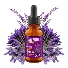 Lavender Extract – Lavender Flower Tincture – Calm Relax Sleep & Culinary – USA