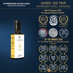 HYPERELEON ULTRA GOLD | Premium Olive Oil Rich in Polyphenols | 65 Awards 260ml