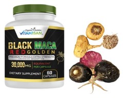 Black red gold Maca 30,000 Higher Potency Than Regular Maca Lepidium Meyenil 180