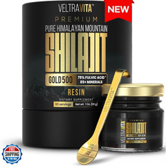 100% Pure Himalayan Shilajit Resin 75% Fulvic Acid 85+ Trace Minerals Humic Acid