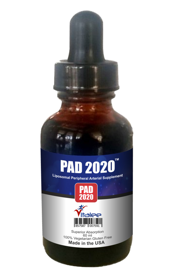 PAD 2020- Liposomal Blood Circulation Disorder Supplement (1 unit 60 ml)