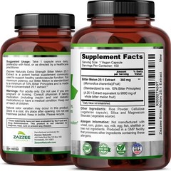 150 Capsules of 10% Bitter Principles – Bitter Melon for Health Boost