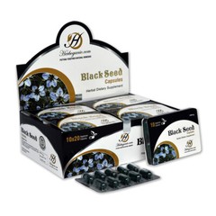Black Seed Capsule, Blister Pack 10×20 Capsules, Herbal Dietary Supplement