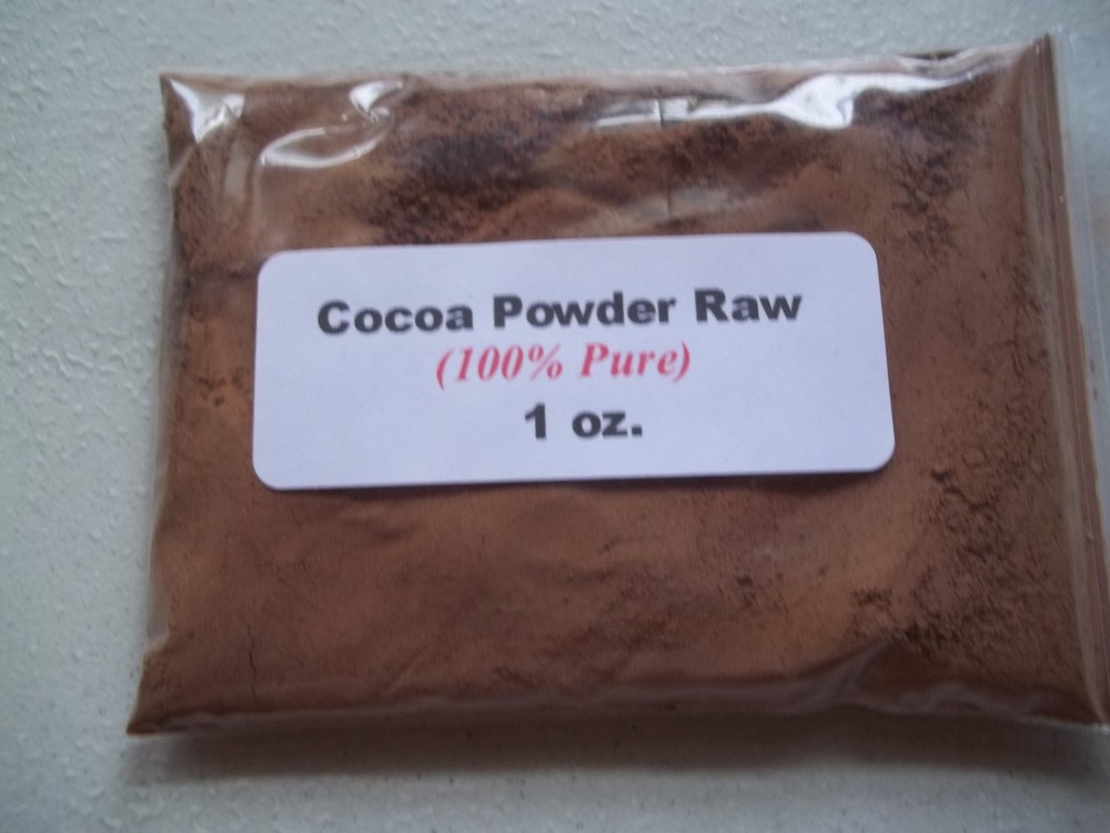 1 oz. Cocoa Powder Raw (100% Pure)