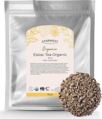 Essiac Tea Organic, Slippery Elm Bark – Bulk 1 lb Bag | Caffeine Herbal Blend,