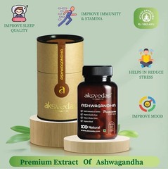 Aksvedas Ashwagandha Capsules, 60 Capsules a571