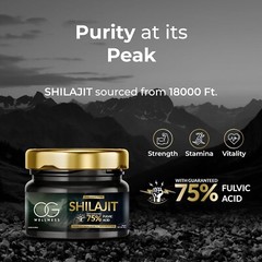 100% pure Himalayan Shilajit Resin,75% Fulvic Acid boost energy & Stamina,20gm.